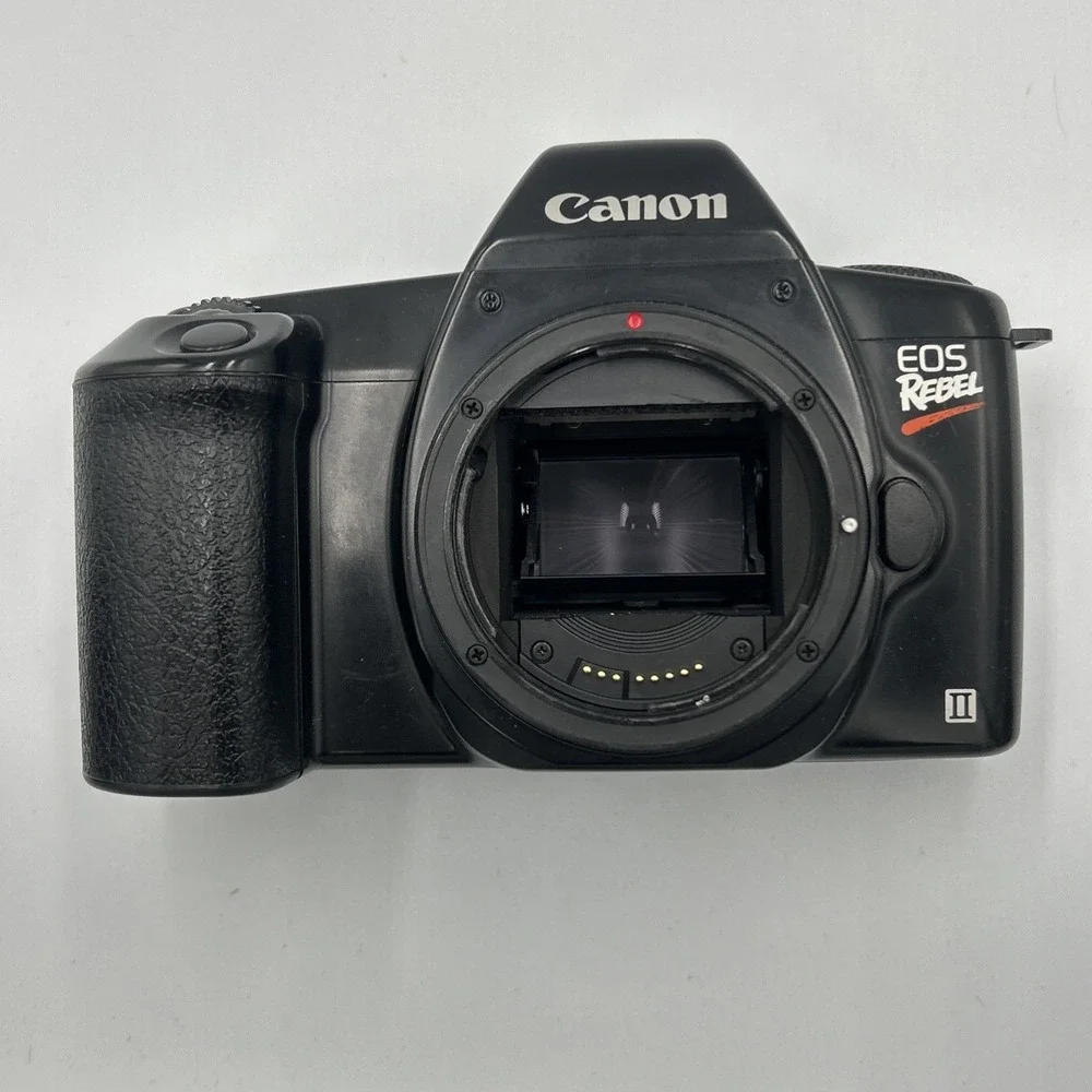 CANON EOS REBEL ll 35MM Camera SLR W EF 35-80MM F/4-5.6 Black Untested‎ Parts